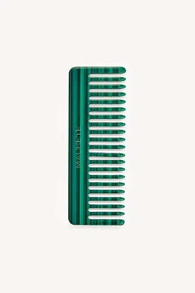 Machete Italian Acetate No. 2 Comb In Malachite At Urban Outfitters In Green