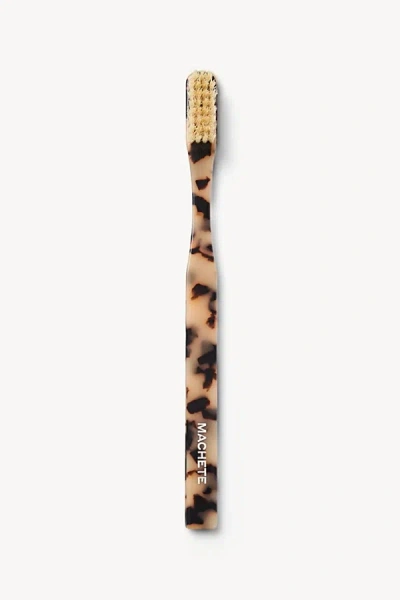 Machete Italian Acetate Toothbrush In Blonde Tortoise At Urban Outfitters In Multi