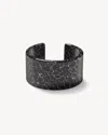Machete Jumbo Cuff In Black Marble In Black