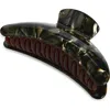 Machete Jumbo Heirloom Claw Hair Clip In Green