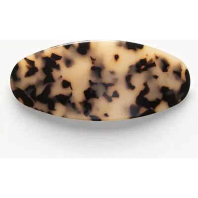 Machete Jumbo Oval Barrette In Neutral