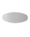 Machete Jumbo Oval Barrette In Light Grey In Grey