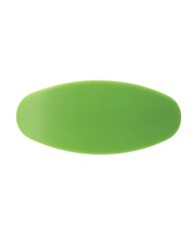Machete Jumbo Oval Barrette In Neon Green