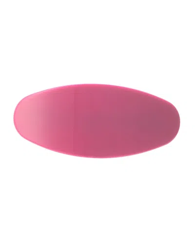 Machete Jumbo Oval Barrette In Neon Pink