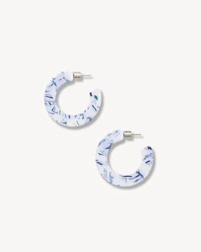 Machete Kate Hoops In Lilac Bleu In White