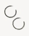 Machete Large Hoops In Black