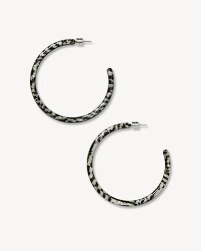 Machete Large Hoops In Black