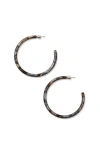 Machete Large Hoops In Brown