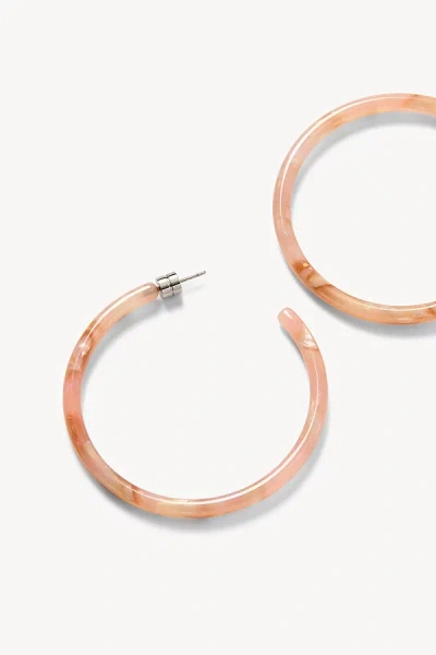 Machete Large Hoops In Blossom, Women's At Urban Outfitters In Pink