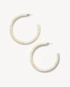 Machete Large Hoops In Ivory