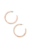 Machete Large Hoops In Pink