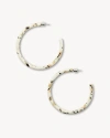 Machete Large Hoops In Terrazzo