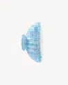 Machete Midi Heirloom Claw In Blue Shell Checker In Multi