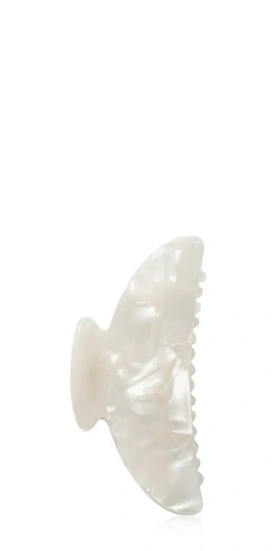 Machete Midi Heirloom Claw White Shell In Gold