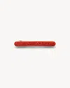 Machete Midi Paris Barrette In Pistachio In Red