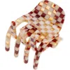Machete Mini Claw Clip In Tortoise Checker