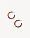 Machete Mini Hoops In Brown
