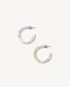 Machete Mini Hoops In White