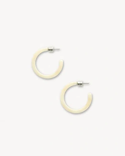 Machete Mini Hoops In Alabaster
