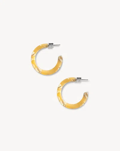 Machete Mini Hoops In Carmello In Gold