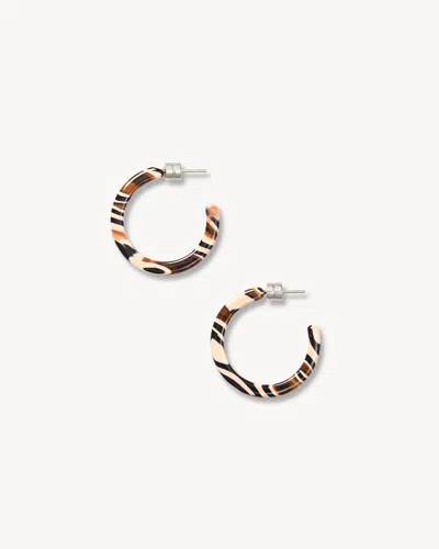Machete Mini Hoops In Zebra In Multi