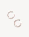 Machete Mini Hoops In Peach Shell