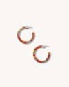 Machete Mini Hoops In Brown
