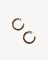 Machete Mini Hoops In Tiger's Eye