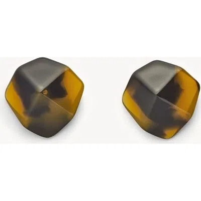 Machete Mini Sculpture Studs In Classic Tortoise