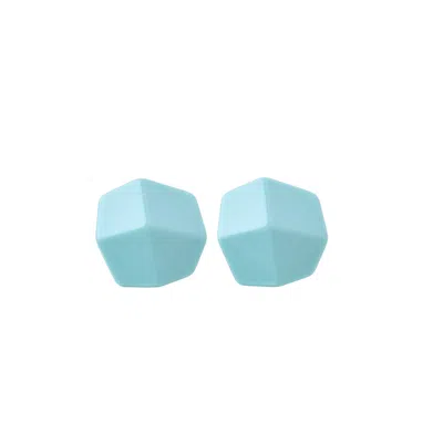 Machete Mini Sculpture Studs In Light Blue