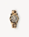 Machete Mono Watch In Blonde Tortoise