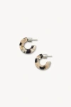 Machete Muse Hoop Earrings In Abalone, Women's At Urban Outfitters In Brown
