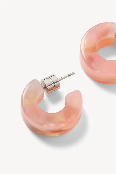 Machete Muse Hoop Earrings In Blossom, Women's At Urban Outfitters In Pink