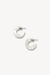 Machete Muse Hoop Earrings In White Shell, Women's At Urban Outfitters