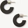 Machete Muse Hoops In Black Matte