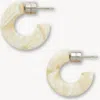 Machete Muse Hoops In Ivory