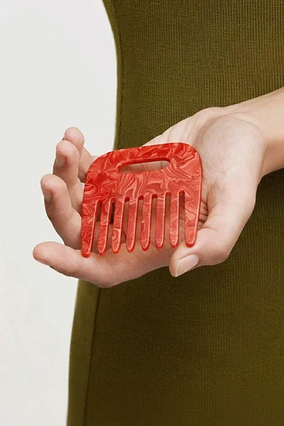 Machete No. 4 Comb In Poppy At Urban Outfitters In Red