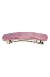 Machete No. 3 Heirloom Barrette In Orchid