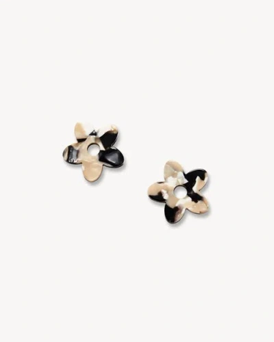 Machete Petite Flower Charms In Abalone