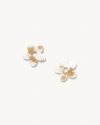 Machete Petite Flower Charms In Taupe Shell