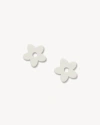 Machete Petite Flower Charms In White Matte