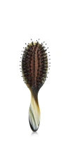 Machete Petite Travel Boar Hair Brush Horn