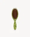 Machete Petite Travel Detangling Hair Brush In Pistachio In White