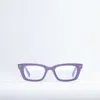 Machete Ruby Optical Blue Light Frames In Clear In Purple