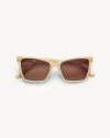 Machete Sally Sunglasses In Alabaster