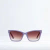 Machete Sally Sunglasses In Violet In Blue