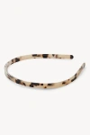 Machete Ultralight Thin Headband In Blonde Tortoise, Women's At Urban Outfitters In Brown
