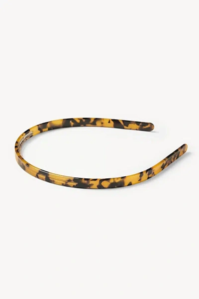 Machete Ultralight Thin Headband In Classic Tortoise, Women's At Urban Outfitters In Brown