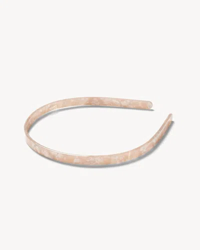 Machete Ultralight Thin Headband In Peach Shell In Multi