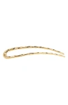 Machete Wavy French Hair Pin In Gold